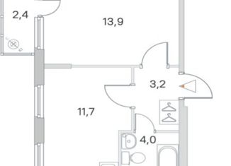 Продаю 1-комнатную квартиру, 32.3 м2, Сертолово, ЖК Новое Сертолово, улица Мира, 9к2