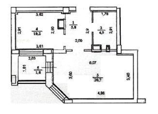 Продается 1-комнатная квартира, 43 м2, Нижегородская область, Деловая улица, 22