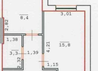 Продам 1-комнатную квартиру, 36.6 м2, Самарская область, улица Мира, 9