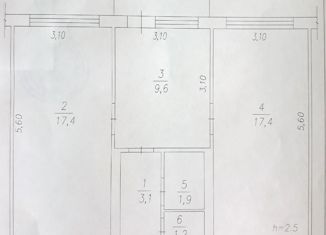 Продажа 2-комнатной квартиры, 50.6 м2, Мыски, Олимпийская улица, 9