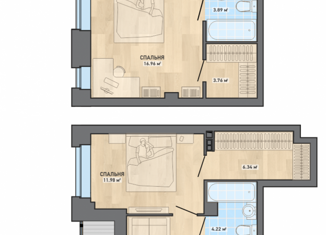 Продается 3-комнатная квартира, 121 м2, Екатеринбург, Кировградская улица, 10, ЖК Северное Сияние