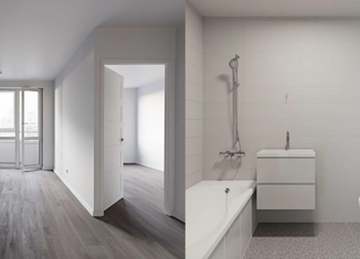 Продам 3-ком. квартиру, 63.44 м2, поселок Бугры, ЖК Новые Горизонты, Тихая улица, 3к4