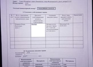 Продаю гараж, 21 м2, Ломоносов, улица Федюнинского, 4АА