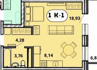 Продаю однокомнатную квартиру, 37 м2, Улан-Удэ