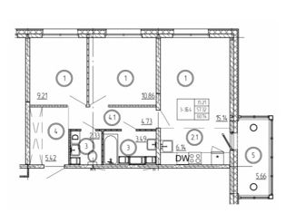 Продажа 3-комнатной квартиры, 62.98 м2, Петрозаводск, район Древлянка