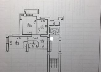 Продажа 2-комнатной квартиры, 69.1 м2, Новосибирск, Кедровая улица, 63, ЖК Кедровый