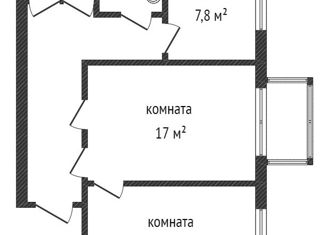 Продам 2-комнатную квартиру, 55 м2, Воронеж, улица Чайковского, 8, Центральный район