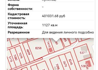 Продается участок, 12 сот., посёлок Новоомский, Тополиная улица