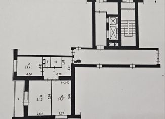 Продаю двухкомнатную квартиру, 69.8 м2, Пензенская область, улица Лядова, 24А