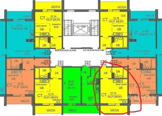 Продам квартиру студию, 26.8 м2, Челябинск, Курчатовский район, улица Генерала Мартынова, 2