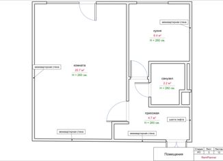 Однокомнатная квартира на продажу, 34.5 м2, Москва, Дубнинская улица, 69к2, Бескудниковский район