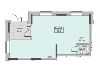 Продаю офис, 58.3 м2, Ижевск, Первомайский район