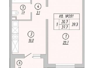 Продаю 1-комнатную квартиру, 40.9 м2, Оренбург, улица Братьев Хусаиновых, 8, Северо-Восточный жилой район