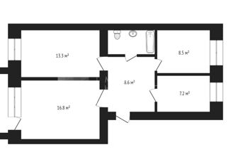 Продаю 2-ком. квартиру, 54 м2, посёлок Тазовский, улица Пушкина, 23