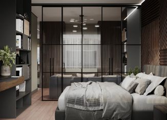 1-комнатная квартира на продажу, 42 м2, деревня Дударева, улица Сергея Джанбровского, 4, ЖК Андерсен Парк