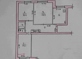 Продажа 3-ком. квартиры, 63.1 м2, Волгоград, улица Хиросимы, 7А, Центральный район