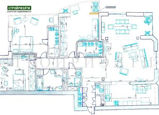 5-комнатная квартира на продажу, 208 м2, Москва, Мичуринский проспект, 6к2, метро Ломоносовский проспект