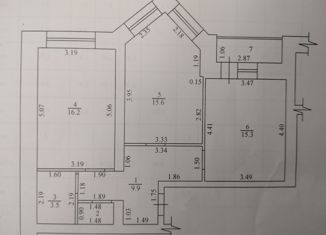 Продажа 2-комнатной квартиры, 61.8 м2, Тамбовская область, Дорожный переулок, 35