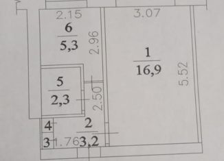 Продам 1-комнатную квартиру, 29 м2, Кемерово, улица Патриотов, 34А, Заводский район