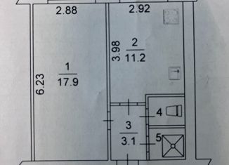 Продажа однокомнатной квартиры, 35 м2, поселок городского типа Панковка, Пионерская улица, 4