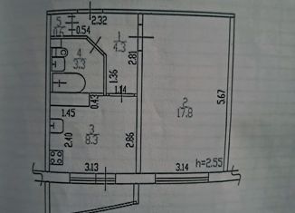 Продаю однокомнатную квартиру, 34 м2, Барнаул, улица Беляева, 21, Октябрьский район