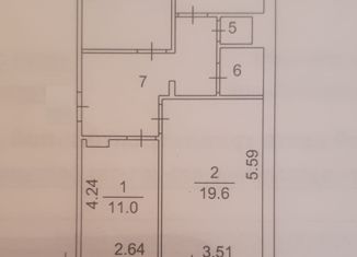 Продажа 3-ком. квартиры, 71.5 м2, Томск, проспект Ленина, 255, Ленинский район