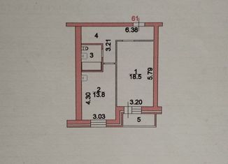 Продажа 1-ком. квартиры, 47 м2, Курск, Сеймский округ, Тракторная улица, 33