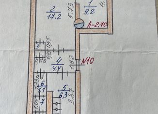 Продается двухкомнатная квартира, 42 м2, Тверская область, Пролетарский переулок, 1