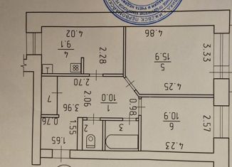 Продам двухкомнатную квартиру, 51 м2, Ижевск, Автозаводская улица, 60, Восточный жилой район