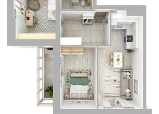 Продажа трехкомнатной квартиры, 74.3 м2, Волгоград, улица Алехина, 38А, Краснооктябрьский район