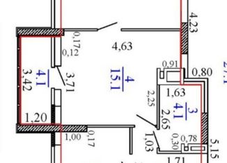 Продаю 2-комнатную квартиру, 52 м2, Самара, ЖК Рассвет, Московское шоссе, 18-й километр, 41