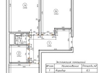 Сдается двухкомнатная квартира, 55.9 м2, Санкт-Петербург, проспект Будённого, 21к1, Красносельский район
