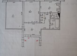 Продам 2-ком. квартиру, 46 м2, рабочий посёлок Рамонь, Юбилейная улица, 12