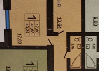 Продаю 1-ком. квартиру, 42.3 м2, Санкт-Петербург, проспект Пятилеток, 15к8, проспект Пятилеток
