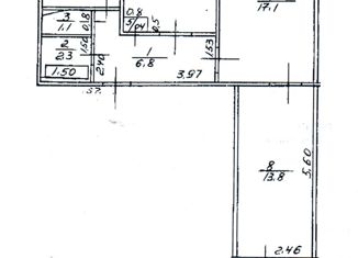 Продаю трехкомнатную квартиру, 60.1 м2, Уфа, Советский район, улица Минигали Губайдуллина, 23/1