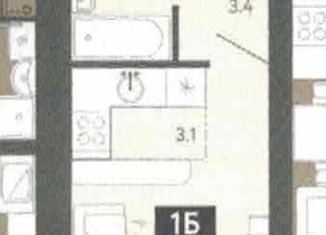 Квартира на продажу студия, 23.2 м2, Пенза, жилой комплекс Новелла, с3, район Заводской