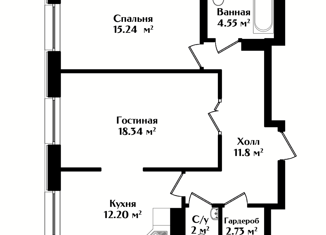 Продам двухкомнатную квартиру, 68.41 м2, Санкт-Петербург, Малодетскосельский проспект, 40, метро Технологический институт-2