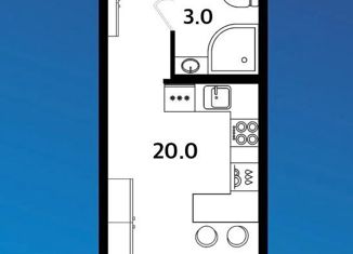 Продажа квартиры студии, 23 м2, Санкт-Петербург, Толубеевский проезд, 8к2