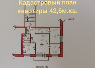 Трехкомнатная квартира на продажу, 42.6 м2, Челябинская область, улица Ильмен-Тау, 9А