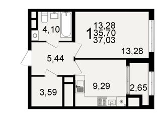 Продаю 1-комнатную квартиру, 37 м2, Рязань, Льговская улица, 8