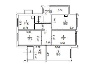 Продается офис, 131 м2, Москва, улица Главмосстроя, 22к1с1, метро Говорово