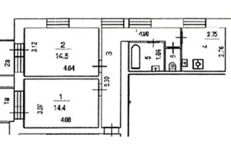 Продается двухкомнатная квартира, 53.5 м2, Москва, 1-я Останкинская улица, 14/7, 1-я Останкинская улица