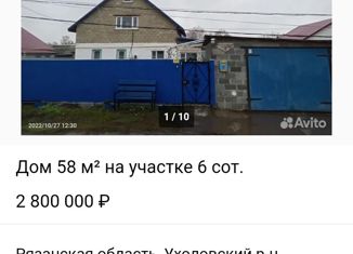 Продажа дома, 58 м2, рабочий посёлок Ухолово