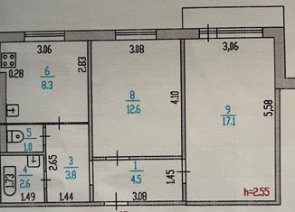 Продаю 2-комнатную квартиру, 50 м2, Барнаул, Павловский тракт, 283, Индустриальный район