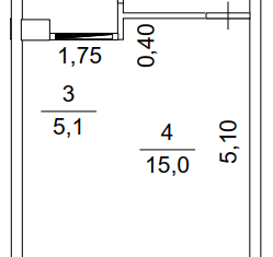 Продам 1-комнатную квартиру, 29.96 м2, Снежинск, улица Строителей, 1А