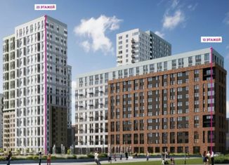 Продам 1-комнатную квартиру, 35.8 м2, Тюмень, Харьковская улица, 76, ЖК Сердце Сибири