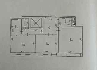 Продажа двухкомнатной квартиры, 63 м2, Нарьян-Мар, улица имени В.И. Ленина, 35Б