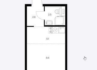 Продаю квартиру студию, 19.6 м2, Москва, метро Свиблово