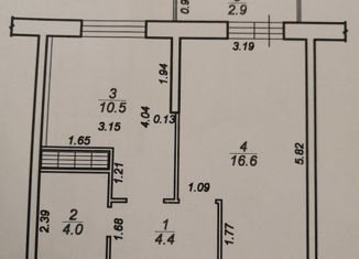 Продажа однокомнатной квартиры, 38.4 м2, деревня Батино, улица Сергея Есенина, 15