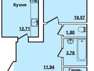 Продаю 2-комнатную квартиру, 70 м2, Саратов, улица Танкистов, 80А